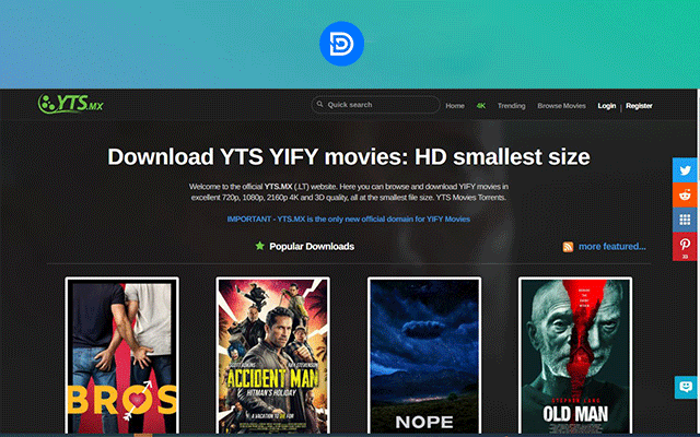 Free Movie Download Sites Yts