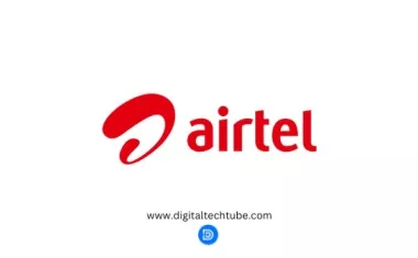 Airtel logo red with a white background